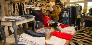 clothes shopping store